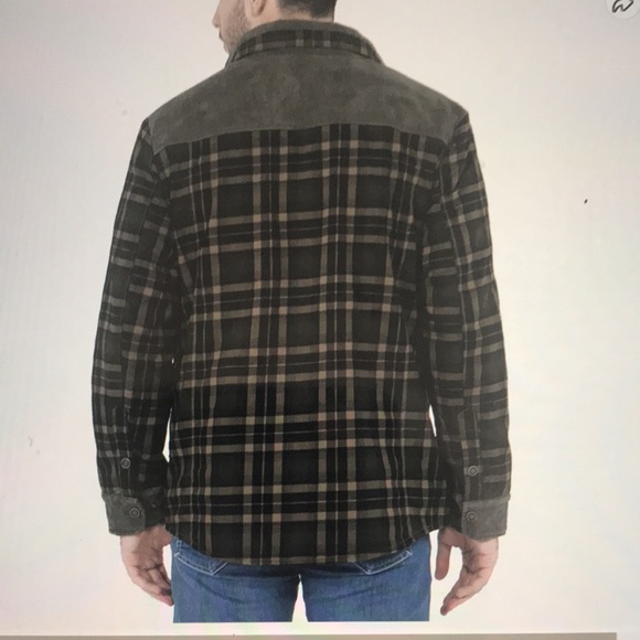 New no tags never tried on Outdoor Casual mens shirt jacket lined - Picture 4 of 17